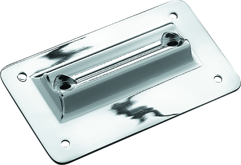 Kuryakyn 113 Laydown License Plate Holder 97-08 Touring Chrome