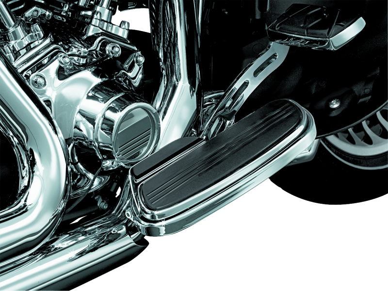 Kuryakyn 7544 Floorboard Exhaust Boot Guard Chrome