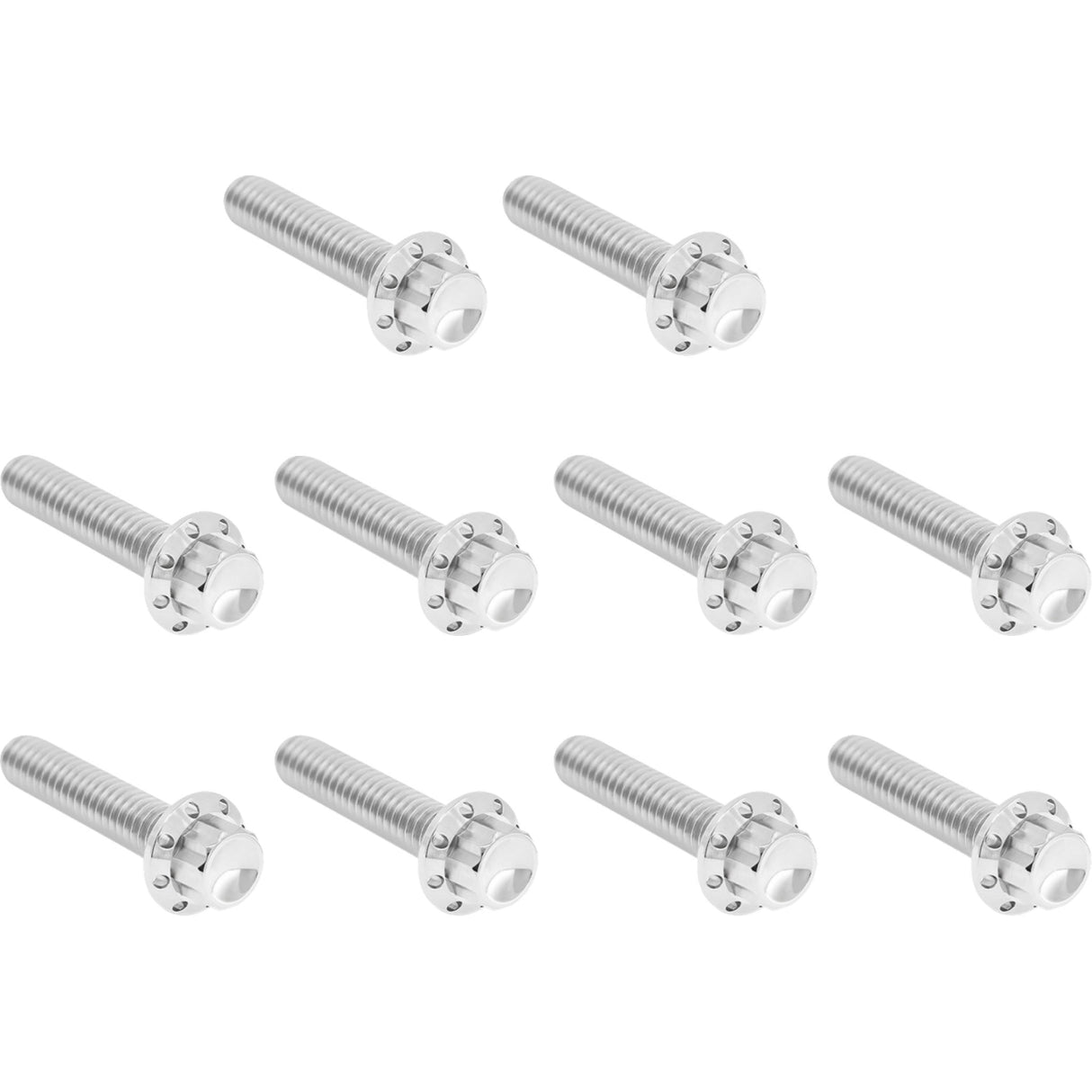 Arlen Ness Cam Cover Point Cover Titanium 12-Point Bolt Kit Polished - 300-986 For Harley Motorcycles 1999-2017