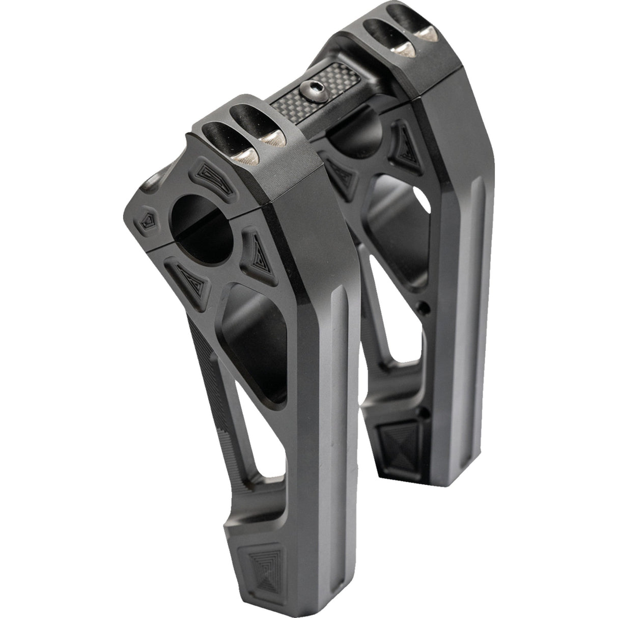Kodlin USA Fastback Risers Includes Clamp 6" Black - K55129 For Harley Road Glide 2024-2026