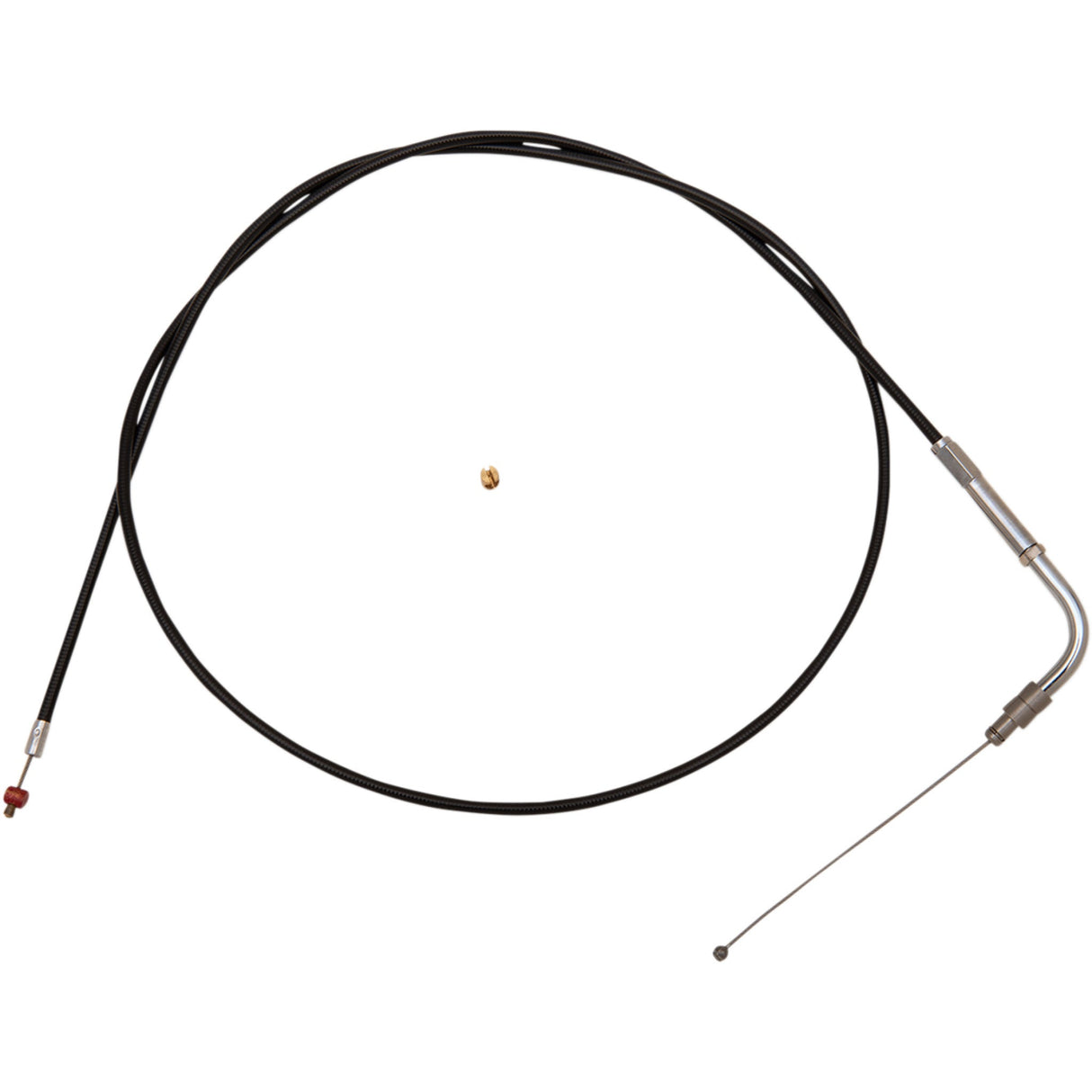 Barnett Black Vinyl Throttle Idle Cable +6" Size 46" Length - 101-30-30018-06 For Harley Touring 2002-2006