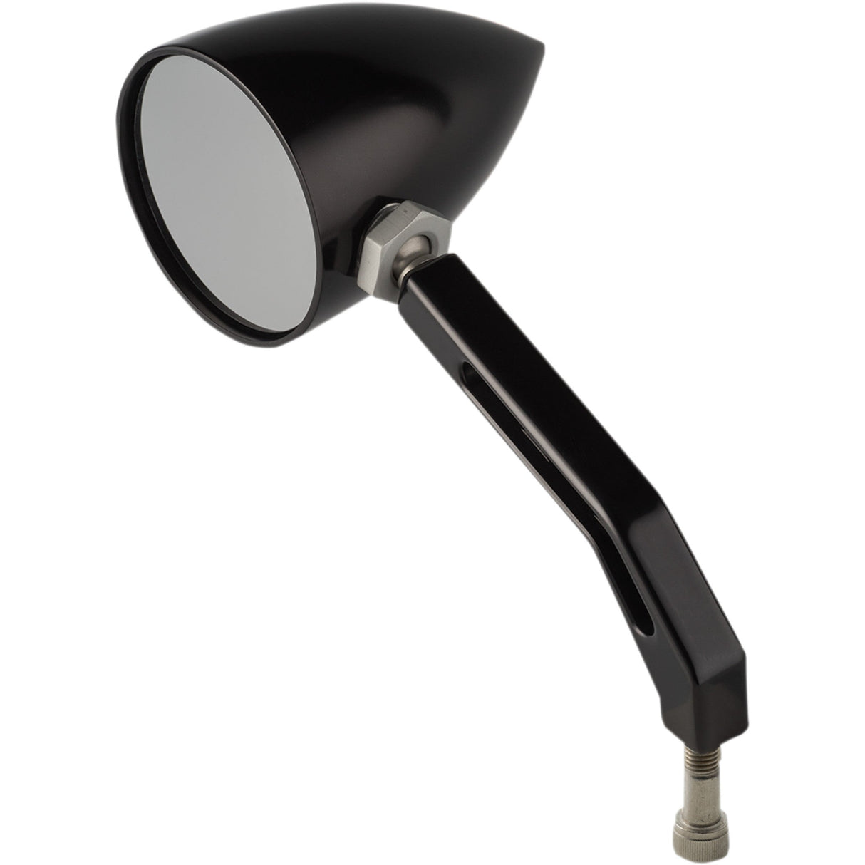JOKER MACHINE 0640-0199 03-011BLK ViewTech V Billet Mirror Mirror - ViewTech 5 - Side View - Teardrop - Black