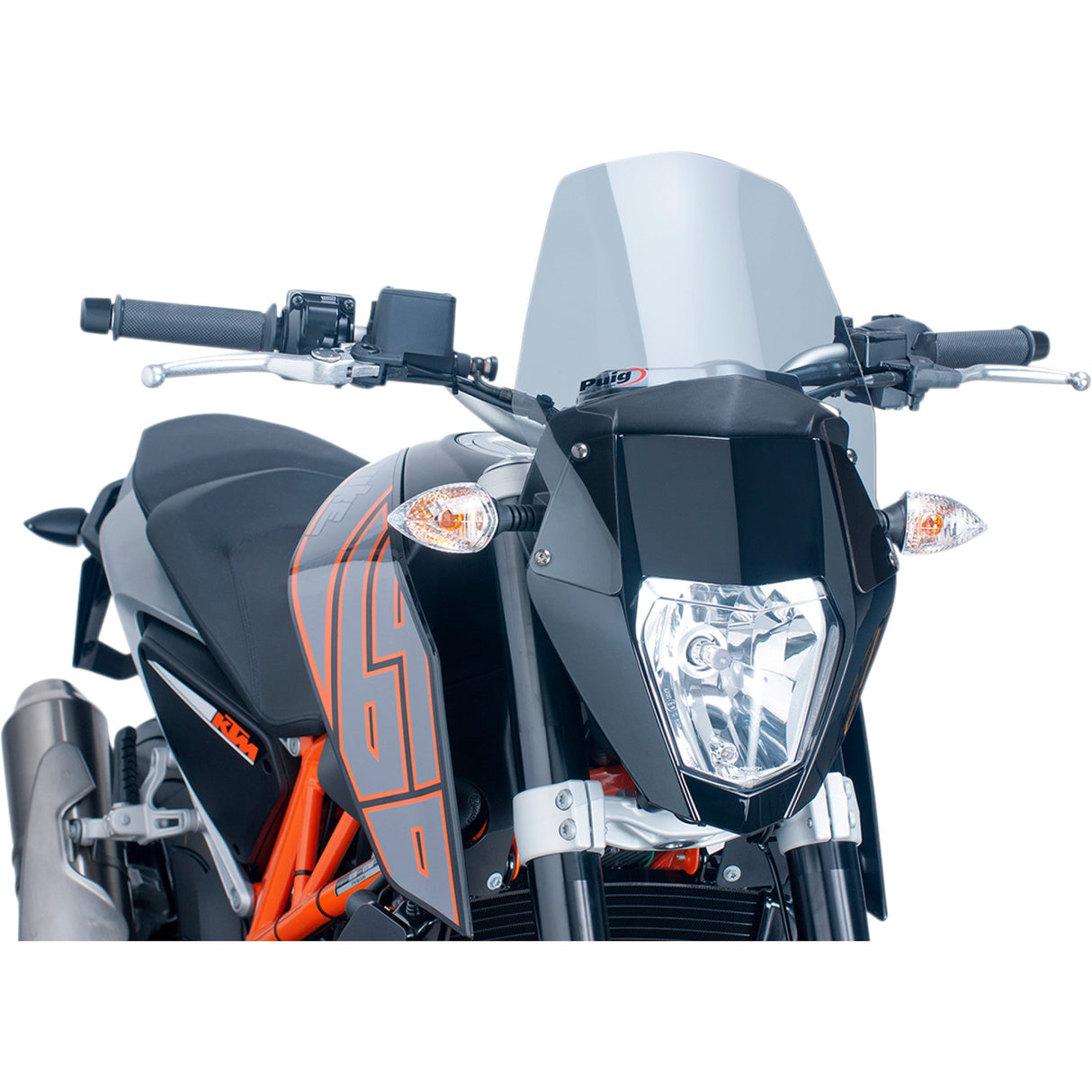 Puig Hi-Tech Parts New Generation Windshield - 6009H KTM 690 Duke 2012-2019
