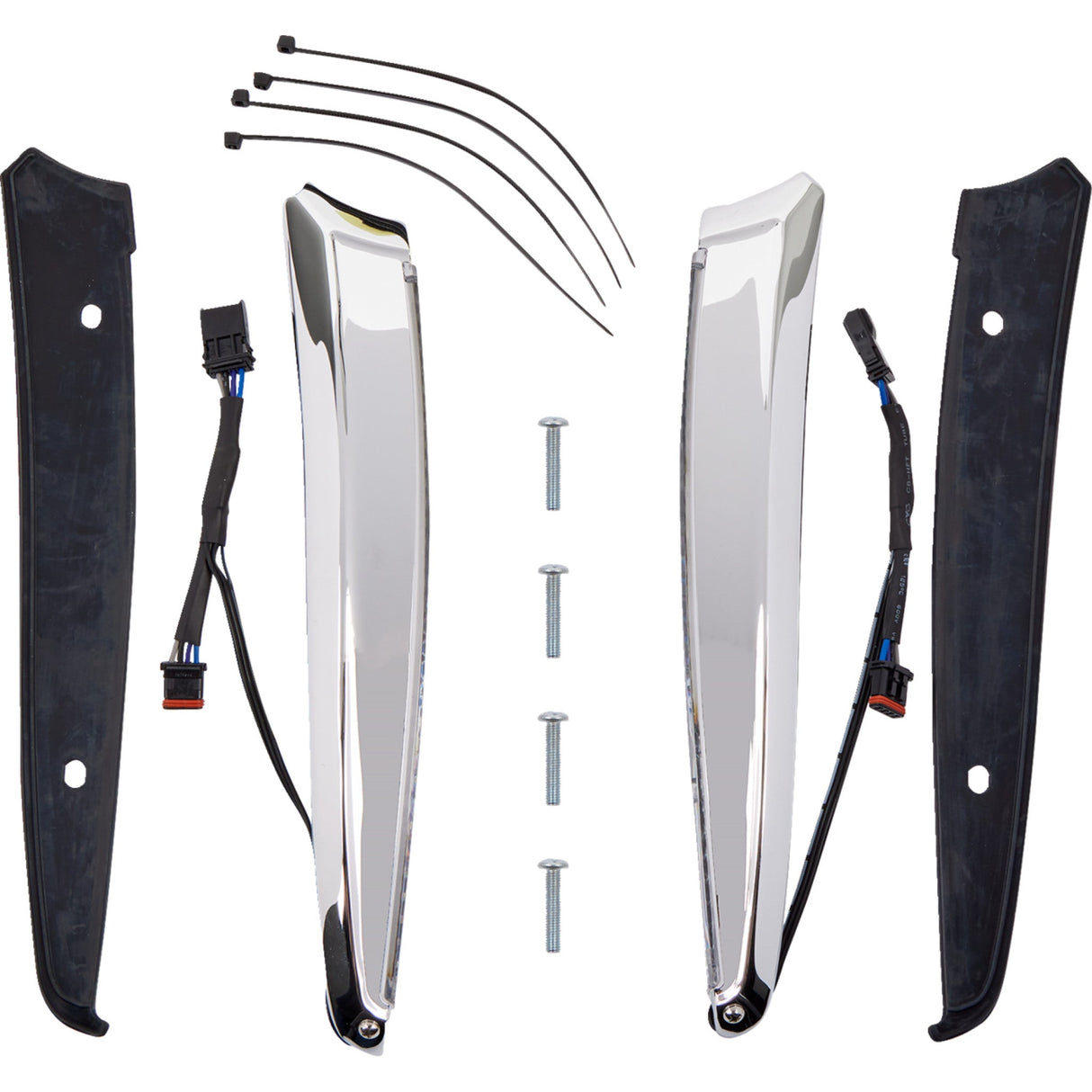 CIRO 2040-2215 11050 Horizon LED Lighted Windshield Trim - Chrome - FLTR