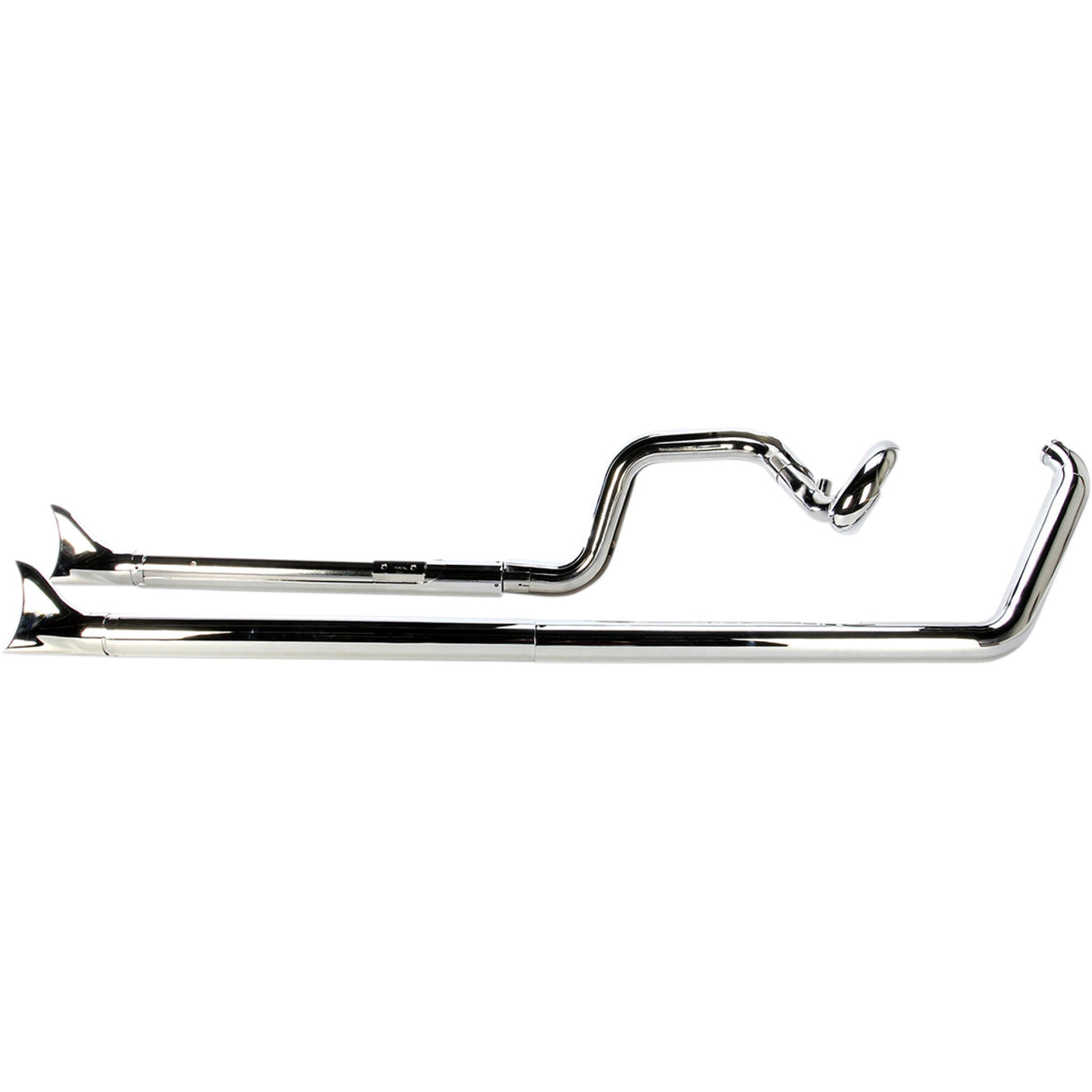 Cobra Bad Hombre Duals 2-Into-2 Exhaust System - 6988 For Harley Softail 2007-2011