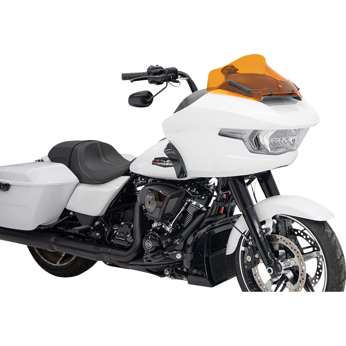 Klock Werks Kolor Flare® Windshield 10" Orange - KWW-01-0716 For Harley Road Glide 2023-2026
