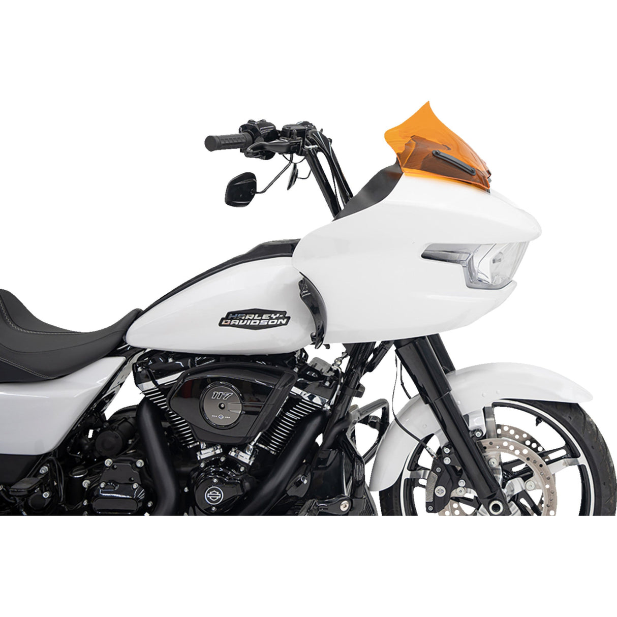 Klock Werks Kolor Flare® Windshield 10" Orange - KWW-01-0716 For Harley Road Glide 2023-2026
