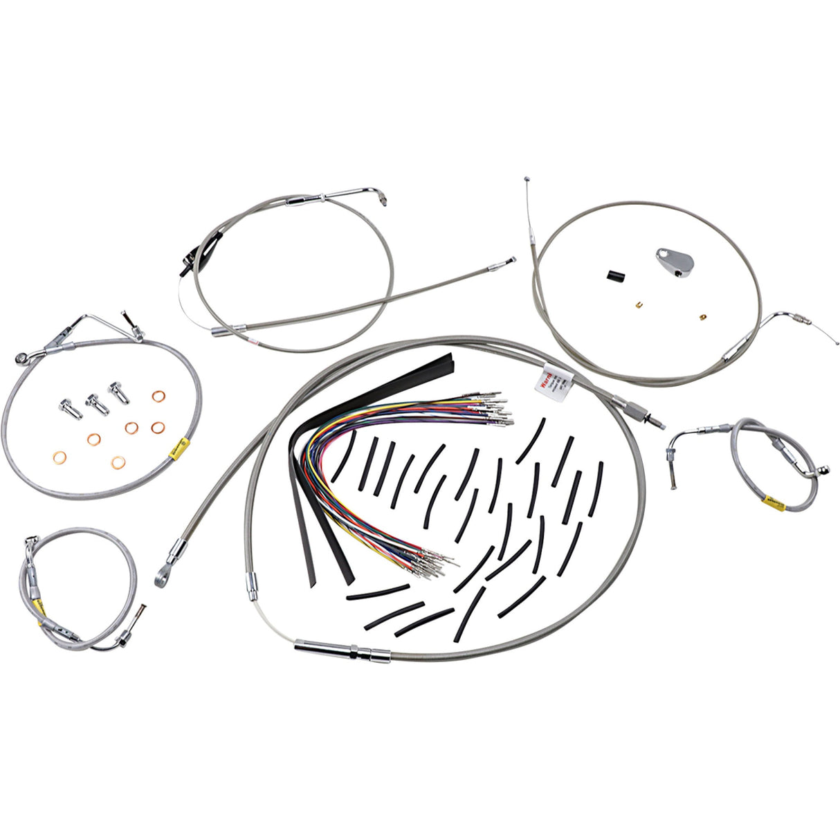 Burly Brand Complete Cable Kit - B30-1296 For Harley Touring 2000-2006
