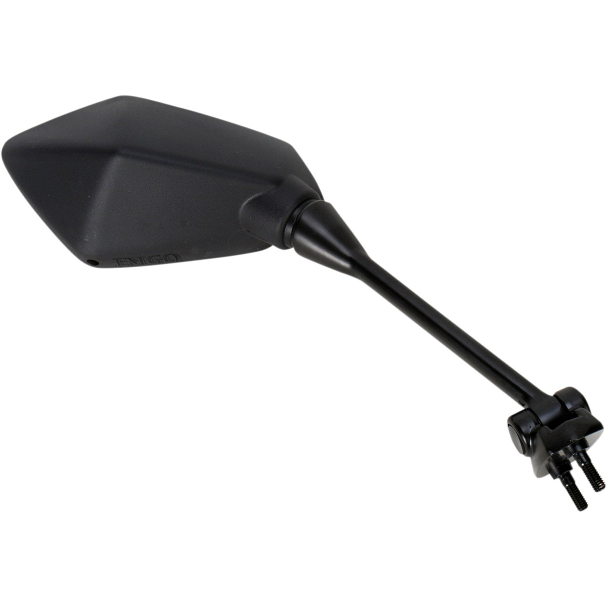 EMGO 0640-0693 20-49211 OEM-Style Replacement Mirror Mirror - Side View - Polygon - Black - Right