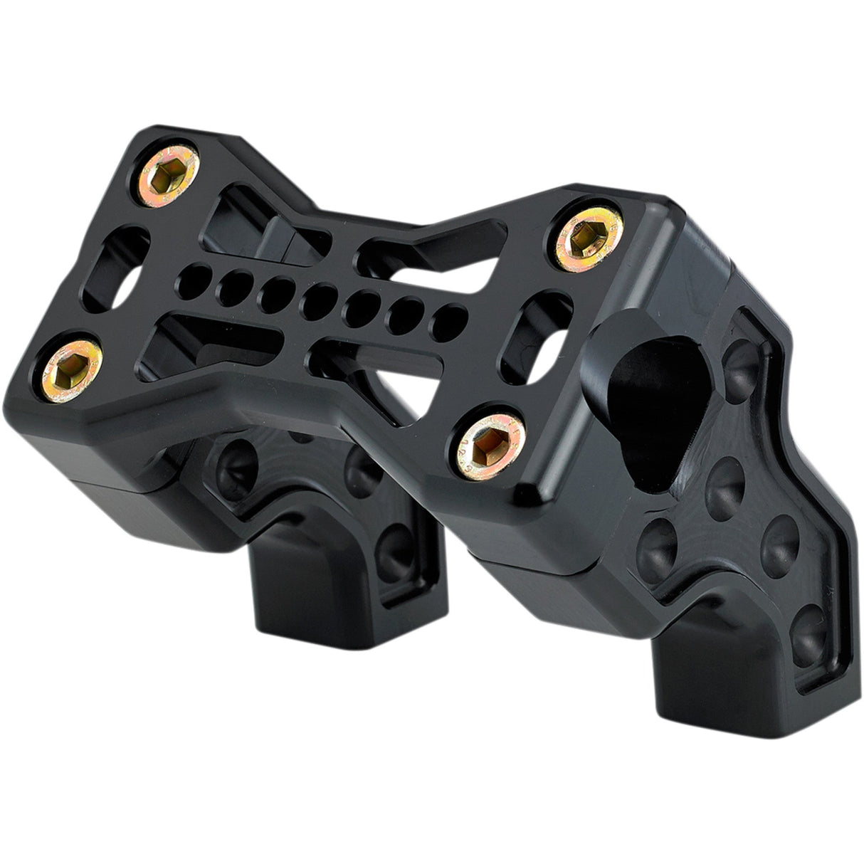 JOKER MACHINE 0602-0910 03-866-1B Bridge Handlebar Riser Kit - Risers - Pullback - Bridge - Black