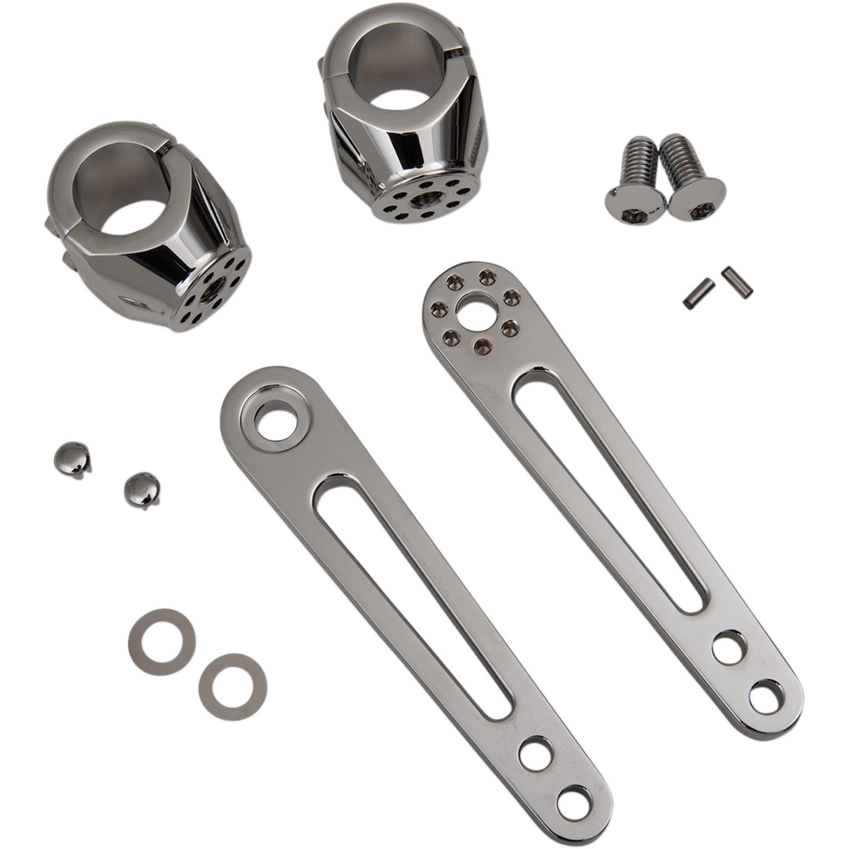 RIVCO PRODUCTS 1620-0809 HD005 Adjustable Highway Peg Mount s - 1-1/4" - chrome