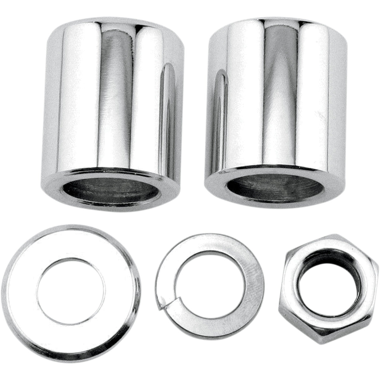 Colony Axle Spacer Nut Kit Front - 9989-4 For Harley Road King 1994-1999