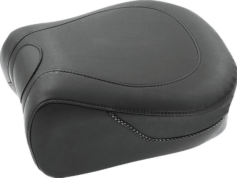 Mustang Motorcycle 79356 Mustang 97-07 Harley Electra Glide, Rd Glide Lowdown Standard Touring Passenger Seat - Black