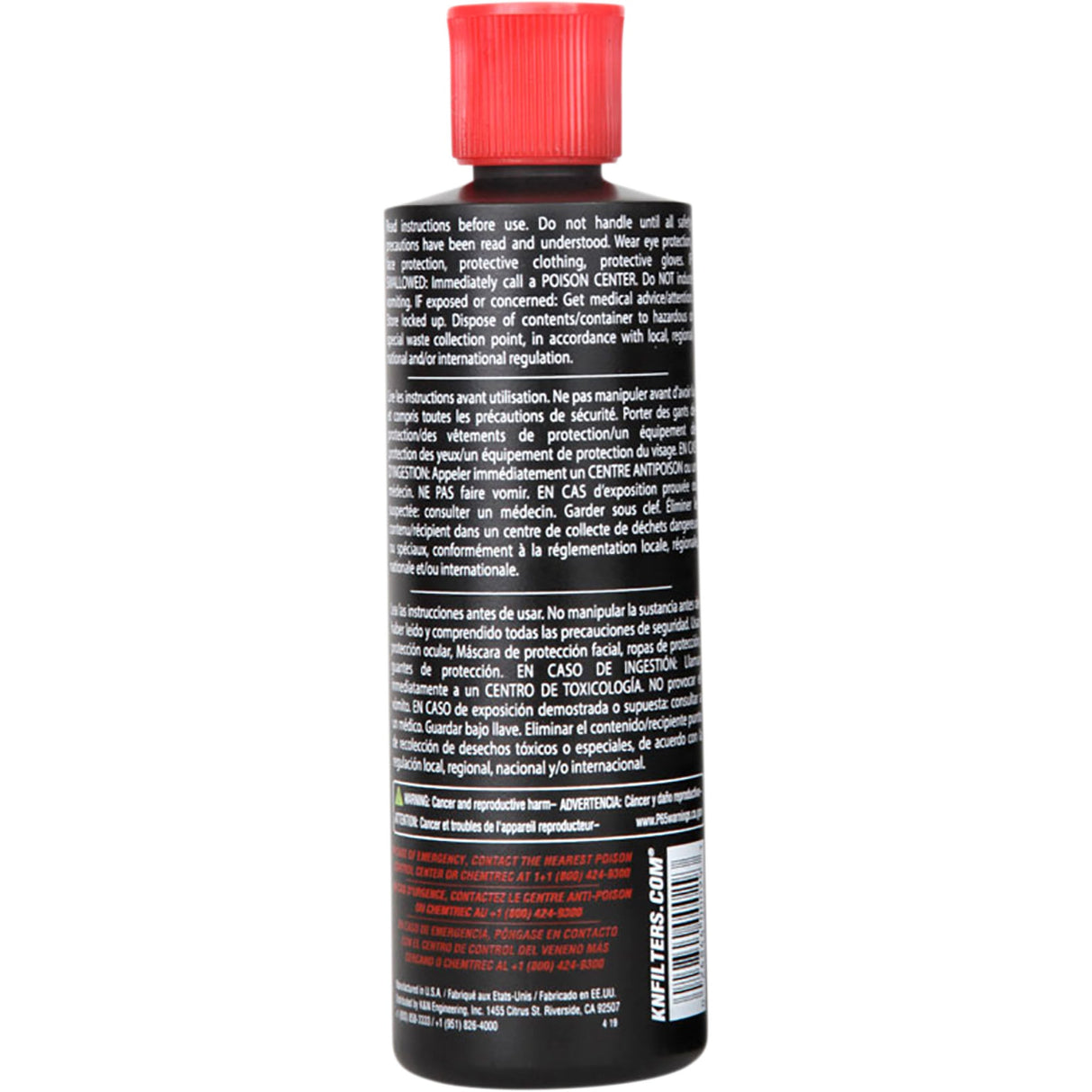 K & N 3610-0020 99-0533 Air Filter Oil 8 u.s. fl oz.