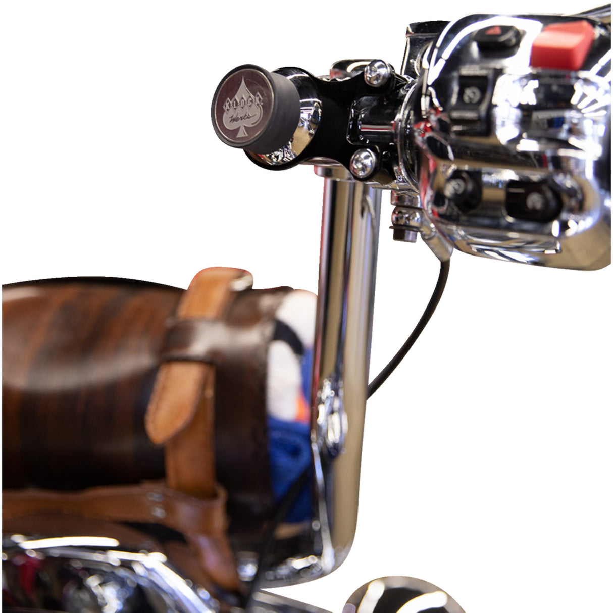 Klock Werks iOmount™ Handlebar Switch Mount Ambidextrous Mount Black Touring - KWD-04-0606-B For Indian 2014-2026