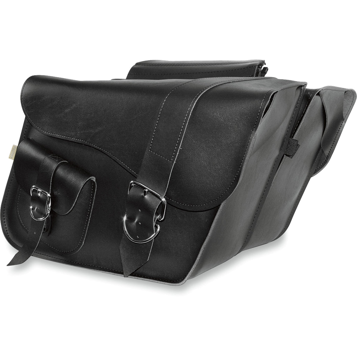 WILLIE & MAX LUGGAGE 3501-0200 58750-00 Ranger Super Slant Saddlebags Ranger Slant Saddlebags - Large - Black