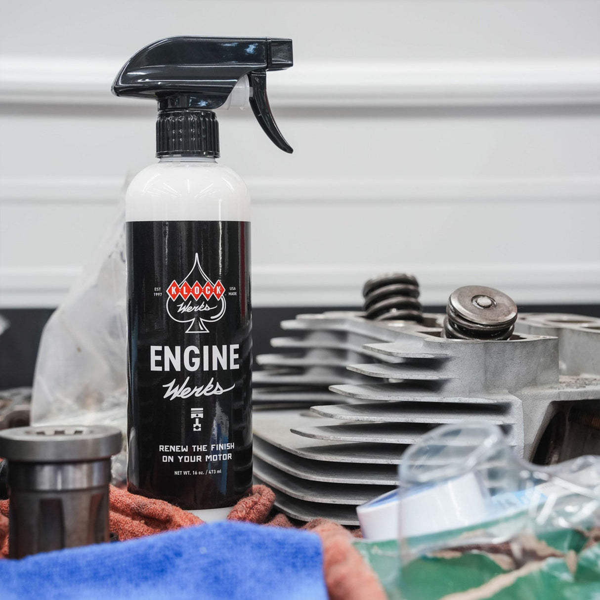 KLOCK WERKS 3704-0243 KWK-ENGINE-16-S Engine Werks Cleaner 16 u.s. fl oz.