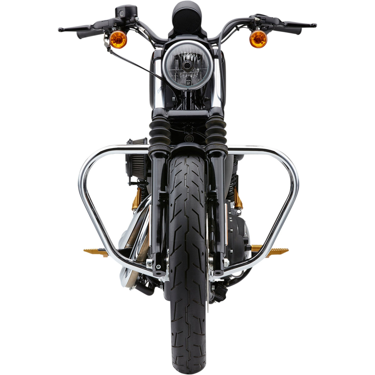 COBRA 0505-1828 601-2109 V-Bend Freeway Bar - Chrome - XL