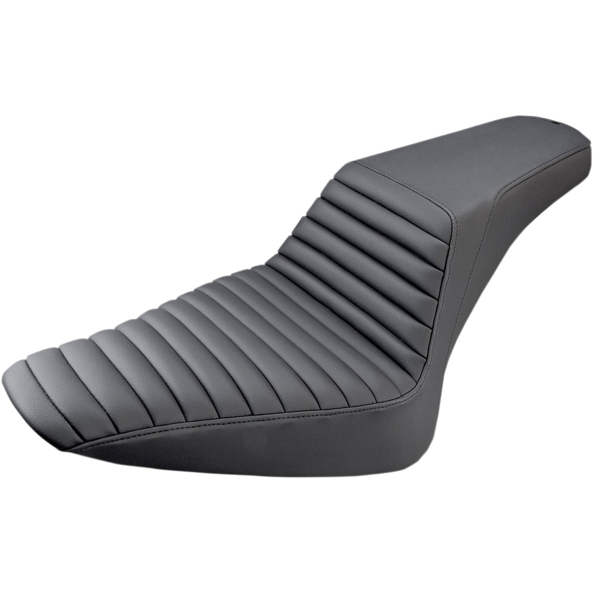 Saddlemen Step-Up Seat — Front Tuck-N-Roll Black FLS - 812-26-171 For Harley Softail 2011-2017
