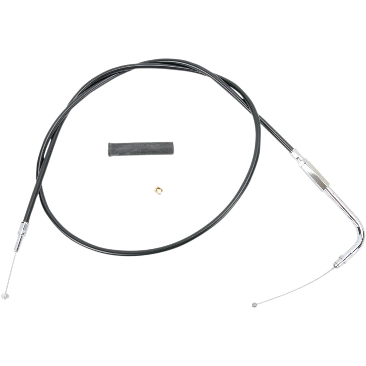 DRAG SPECIALTIES Black Vinyl Cable Throttle