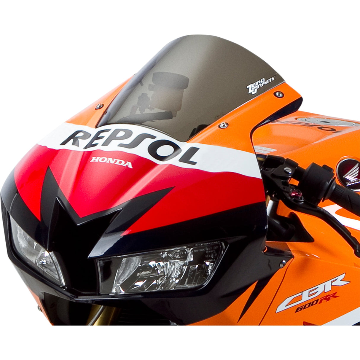 ZERO GRAVITY 2301-1635 20-408-02 SR Series Windscreen SR Windscreen - Smoke - 600RR