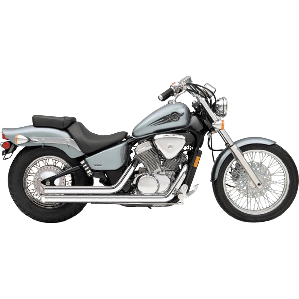 Cobra Streetrod 2-Into-2 Exhaust System - 1721T Honda VT600C Shadow 1988-2007