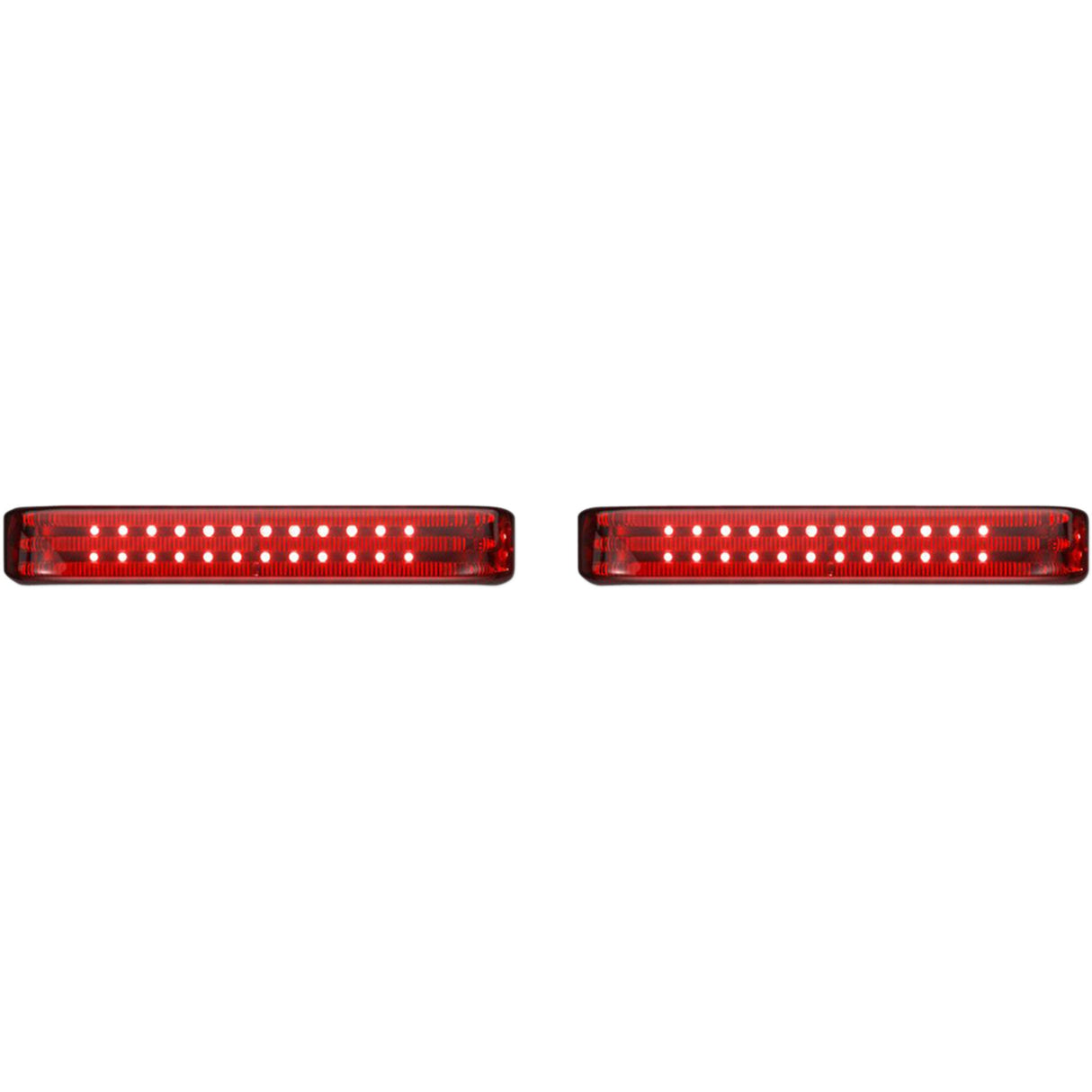 CUSTOM DYNAMICS 2040-2573 PB-SBSEQ-BCM4CR ProBEAM® LED Sequential BAGZ™ Saddlebag Lights - Chrome/Red