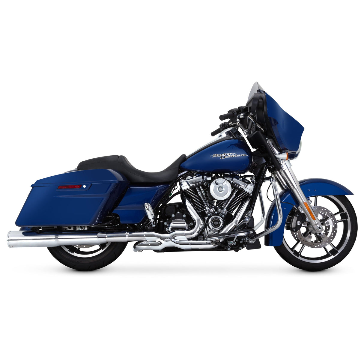 VANCE & HINES 1802-0406 16371 Power Duals Header System - Power Duals Head Pipe - Chrome