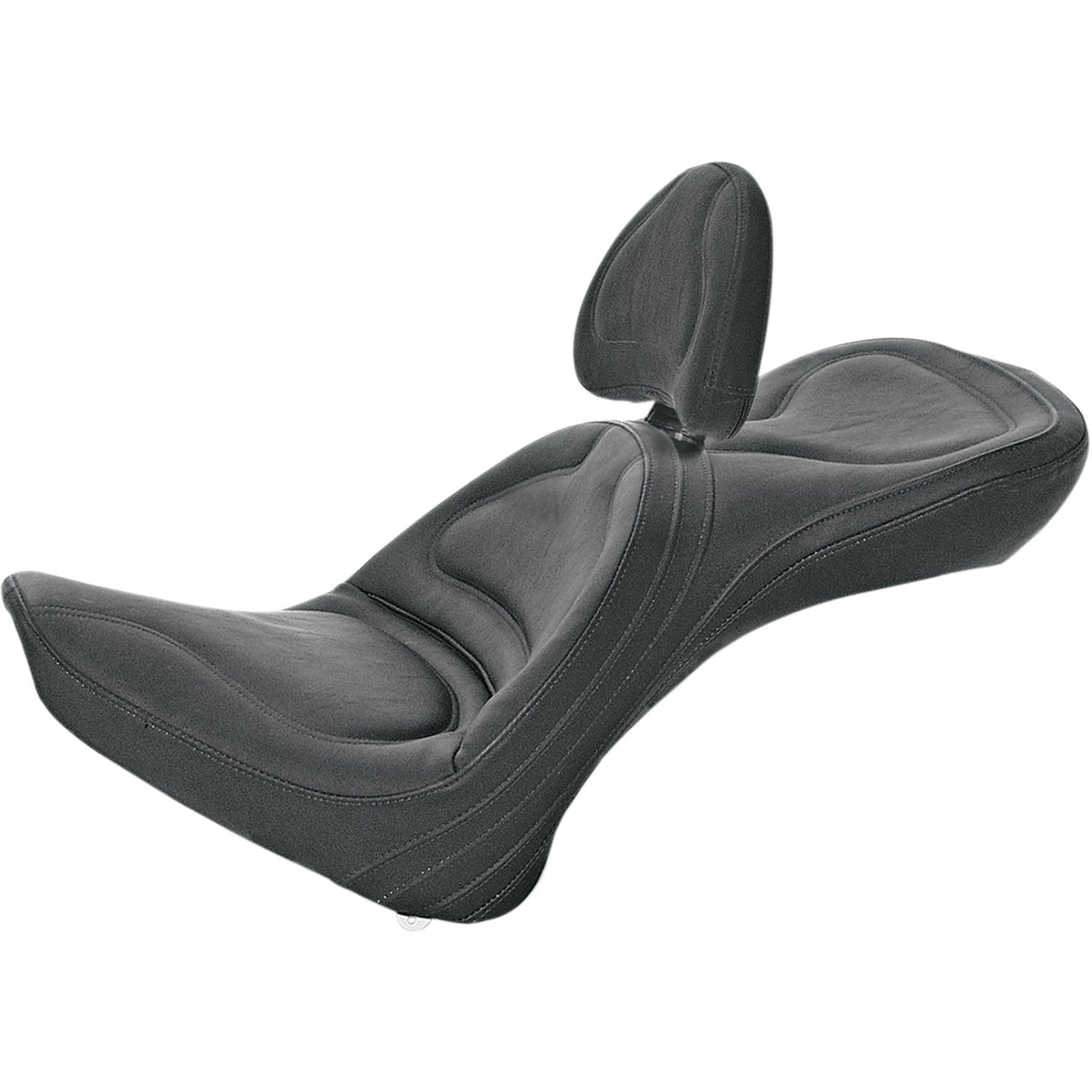 Saddlemen Explorer™ Seat Explorer™ With Backrest Stitched Black FL FX For Harley Softail 2000-2007