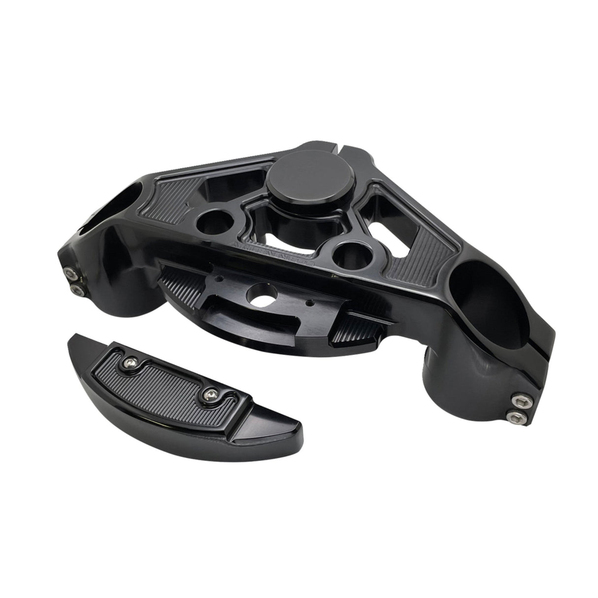 Arlen Ness Method® (+2”) Drop Triple Tree Kits Black + 2" - 130-007 For Harley Road Glide 2015-2024