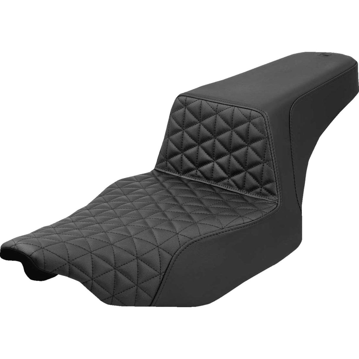 SADDLEMEN 0801-2133 823-07-180 Step-Up Tri-Gripper Seat Extended Step-Up Seat - Tri-Gripper - Black - FLH/FLT '23-'25