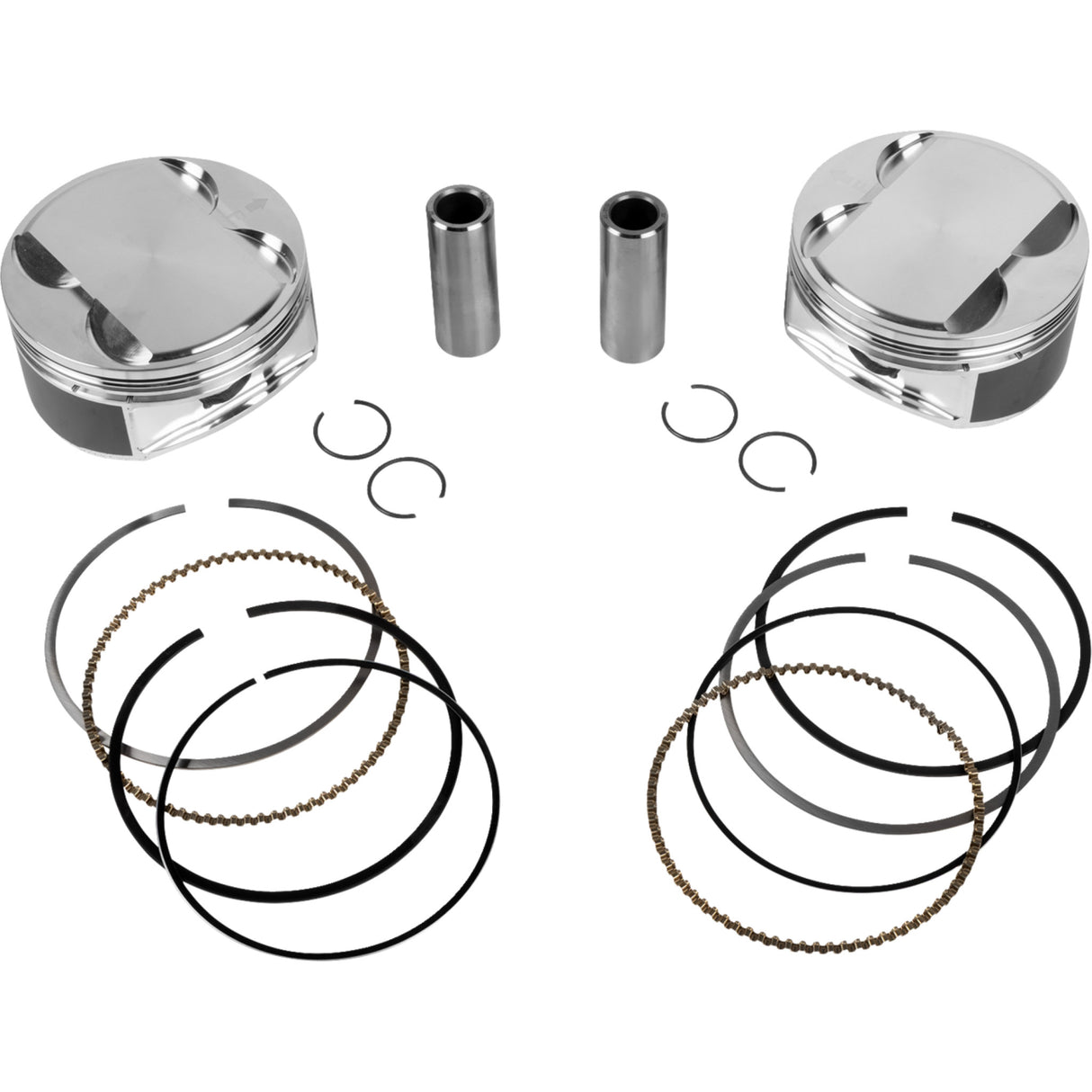 JE Pistons Piston Kit 4.080" Bore 4.500" Stroke 11.5:1 CR 114" M8 - 398734 For Harley Motorcycles 2017-2025