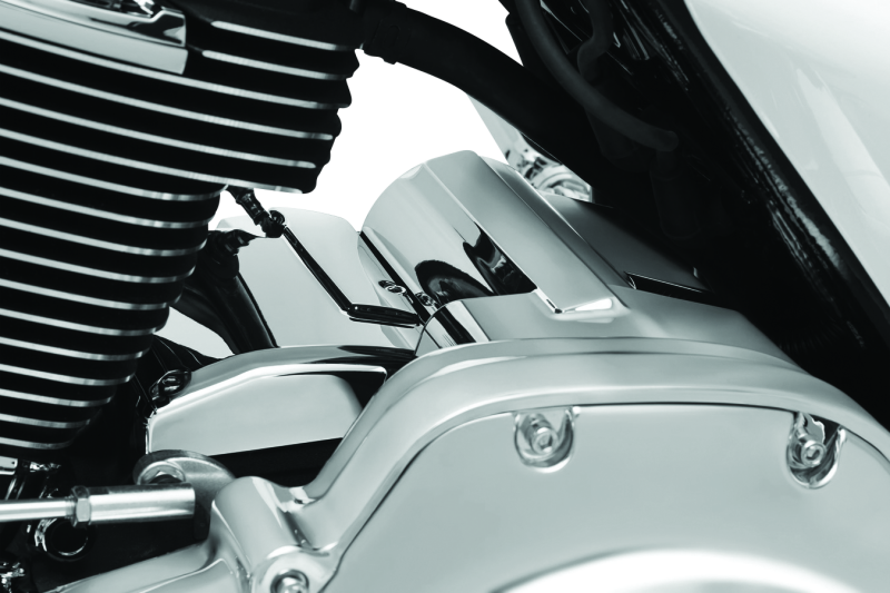 Kuryakyn 6415 Precision Transmission Top Cover 17-Up Touring Models Chrome