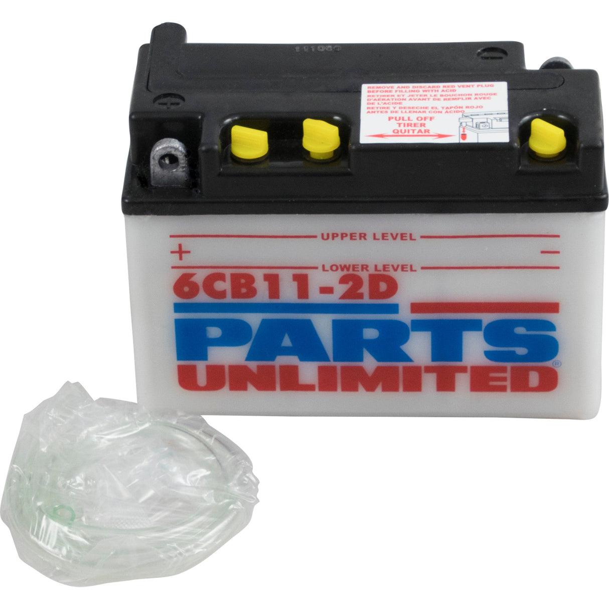 Parts Unlimited Battery - R6YB11-2D For Honda ATV/UTV Models 1980-1981 | Yamaha Riva 80 1983-1987