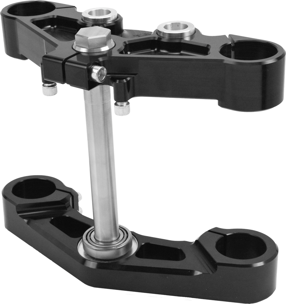 Hawg Halters Inc Dominator Tree SET Race Conv Black FLT Pre-2013 49MM - 49EFLAR3-TS13 For Harley Touring 1998-2013