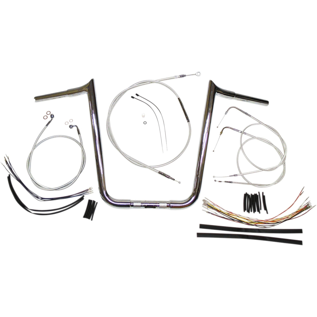 Magnum Shielding Cable Kit - 387441 For Harley Softail 2000-2006