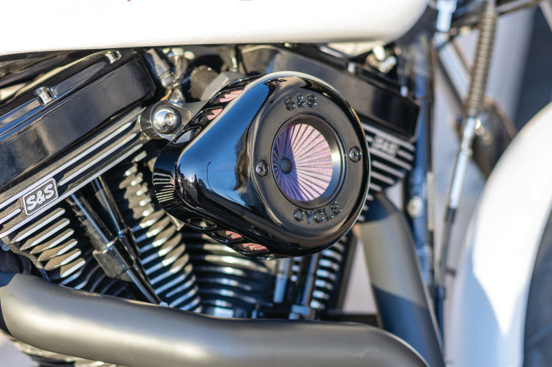 S&S Cycle BT Stealth Air Stinger Kit W Gloss Black Teardrop - 170-0722A For Harley Motorcycles 2001-2017