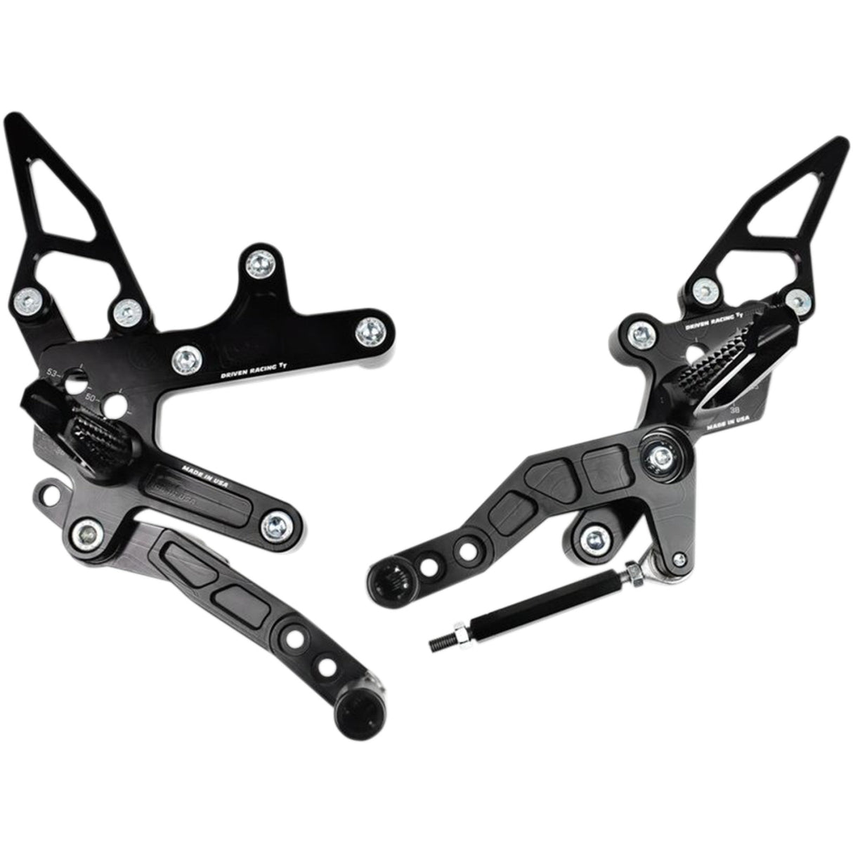 Driven Racing TT Rearset - DRP-736 Kawasaki Ninja 400 2018-2023
