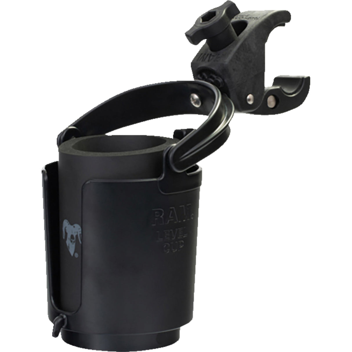 RAM MOUNTS 0636-0363 RAM-B-132-400 RAM® Tough-Claw™ Mount with Level Cup™ Drink Holder Drink Holder Kit - Tough-Claw™ Mount w/ Level Cup™