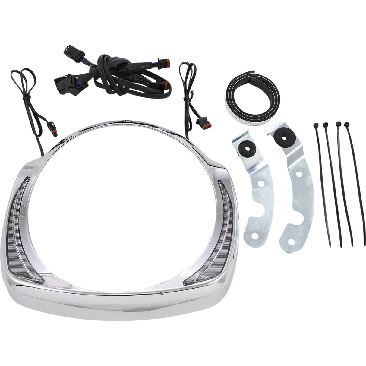 CIRO 2040-2762 45205 Fang® Headlight Bezel - Chrome
