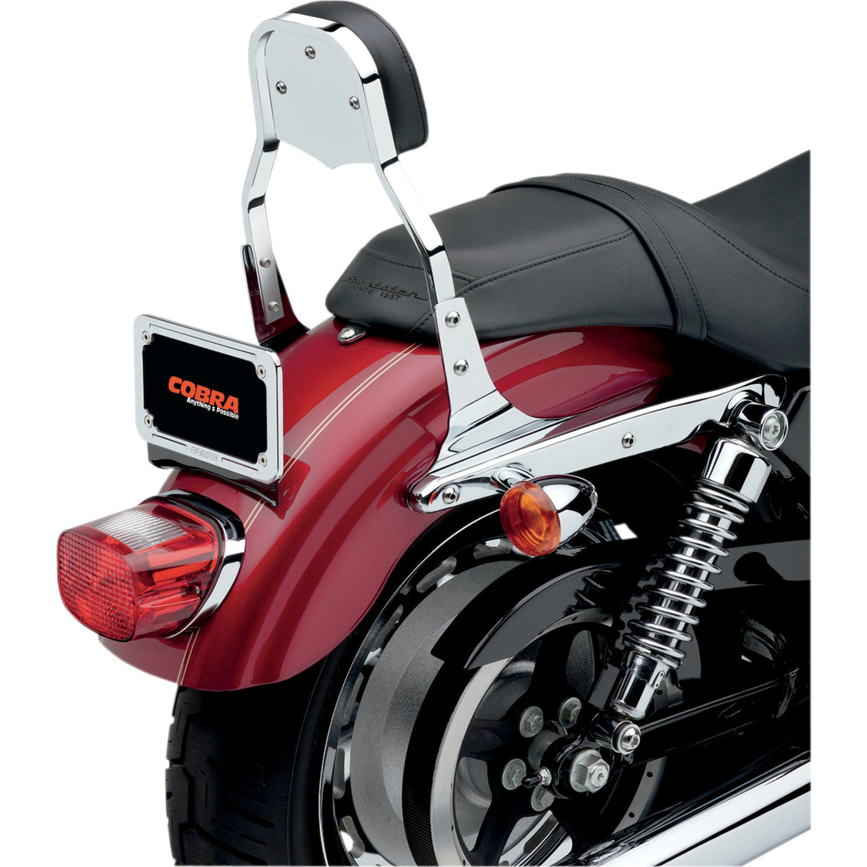 COBRA 1501-0367 602-1102 Square Sissy Bar - Mini Sissy Bar - Dyna '06-17