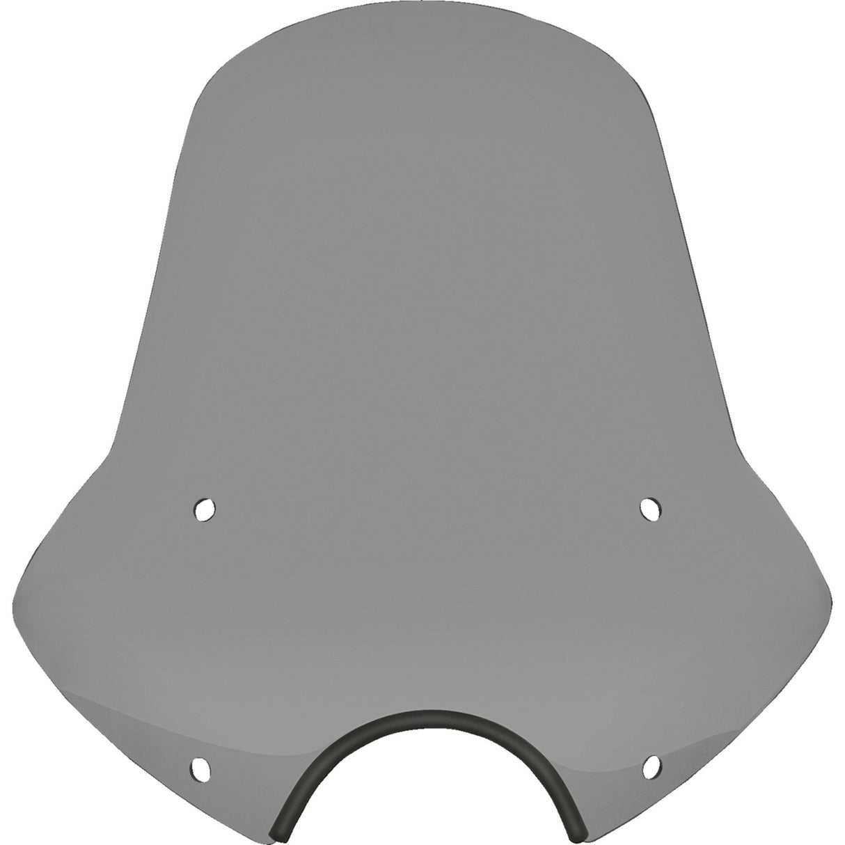 MEMPHIS SHADES 2313-0332 MEP54512 Speed Demon Windshield - Speed Demon Sportshields - 19" - 7" Headlight Cutout - Black Smoke