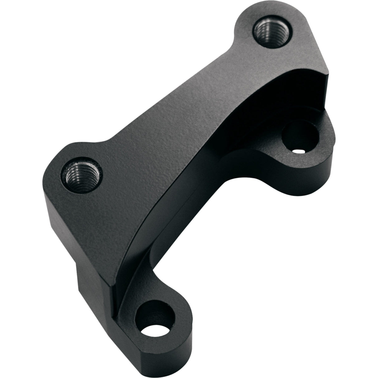 RC COMPONENTS 1704-0305 HD12378B Front Caliper Adapter Bracket Kit with Brake Line - Caliper Mount - Black