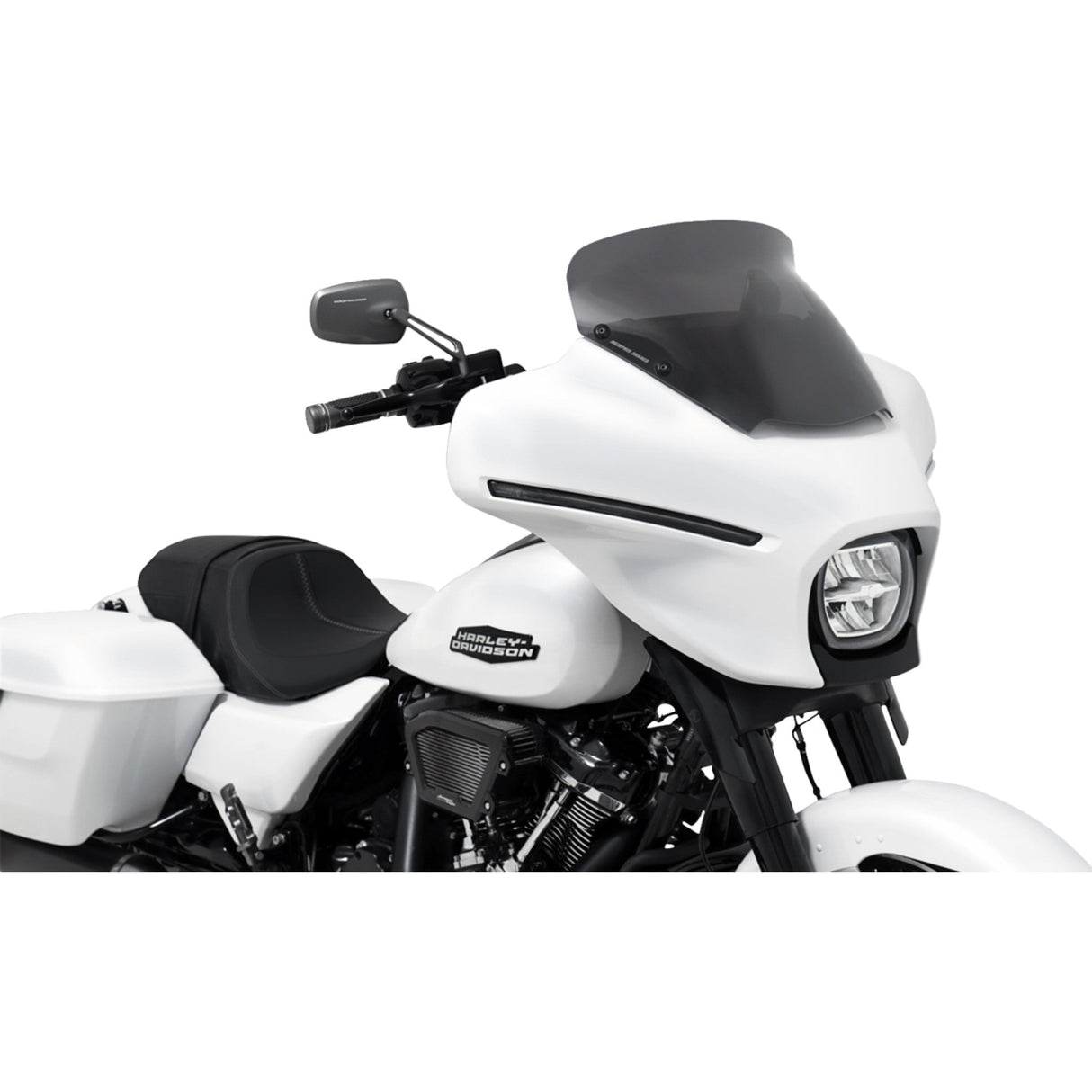 Memphis Shades Spoiler Windshield 5" Dark Black Smoke - MEP88910 For Harley Street Glide 2023-2026