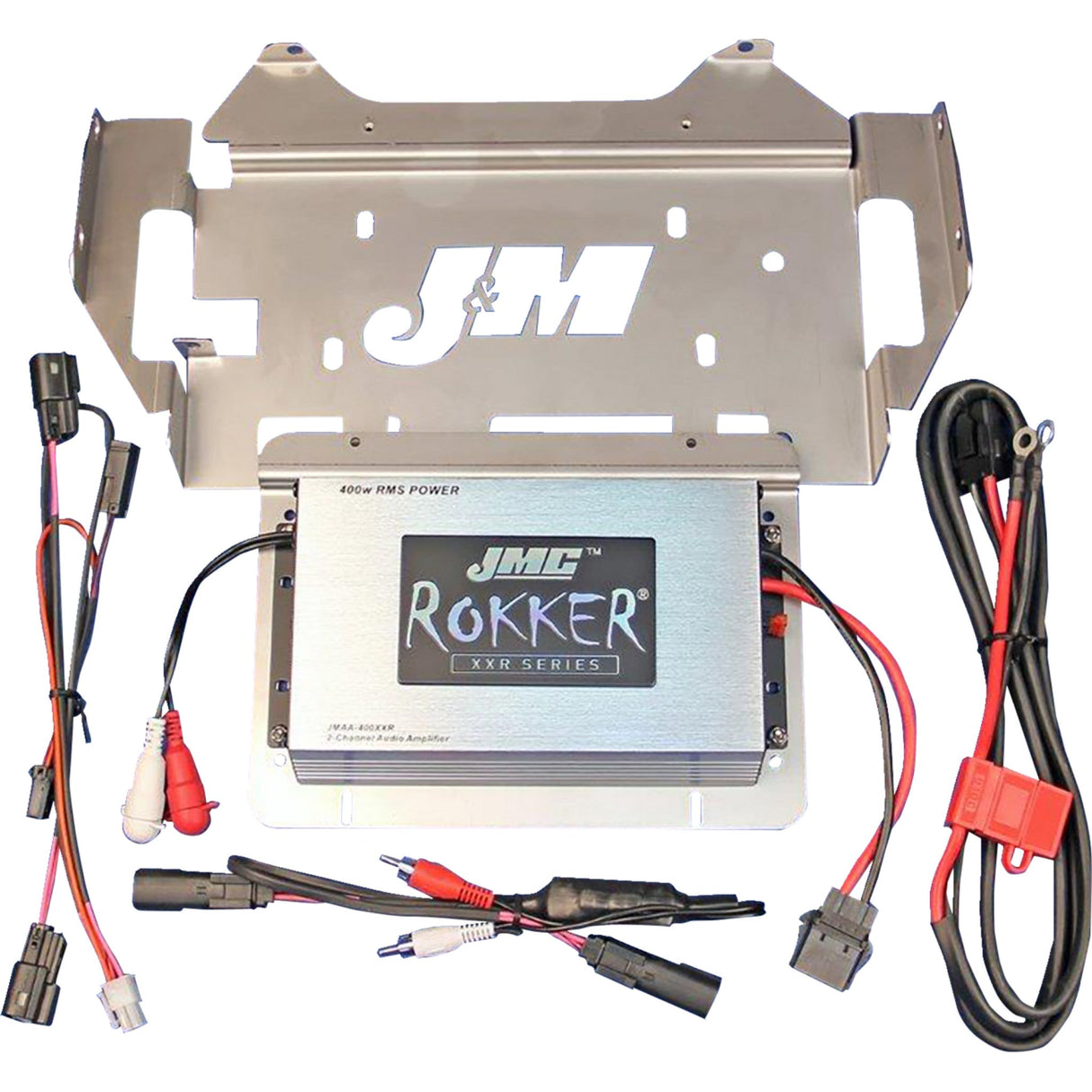 J & M 4405-0949 JMA6-400HC14 JMC ROKKER® 200 W 2-Channel Amplifier Kit 400 W Amplifier Kit - '14-'23 FLHX/FLHTK/FLHCUTG
