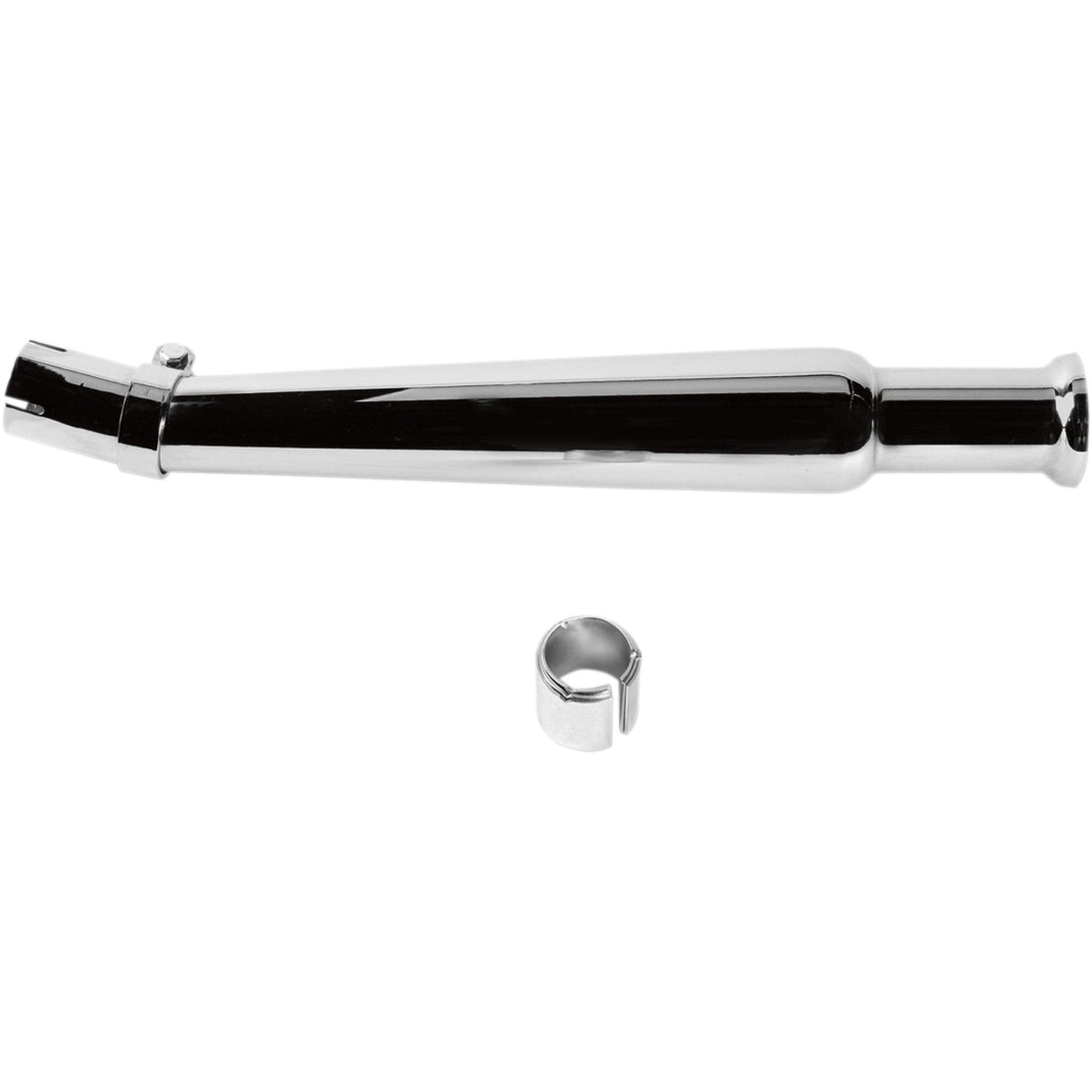 EMGO 1811-1474 80-84012 Bell-End Megaphone Muffler upswept left