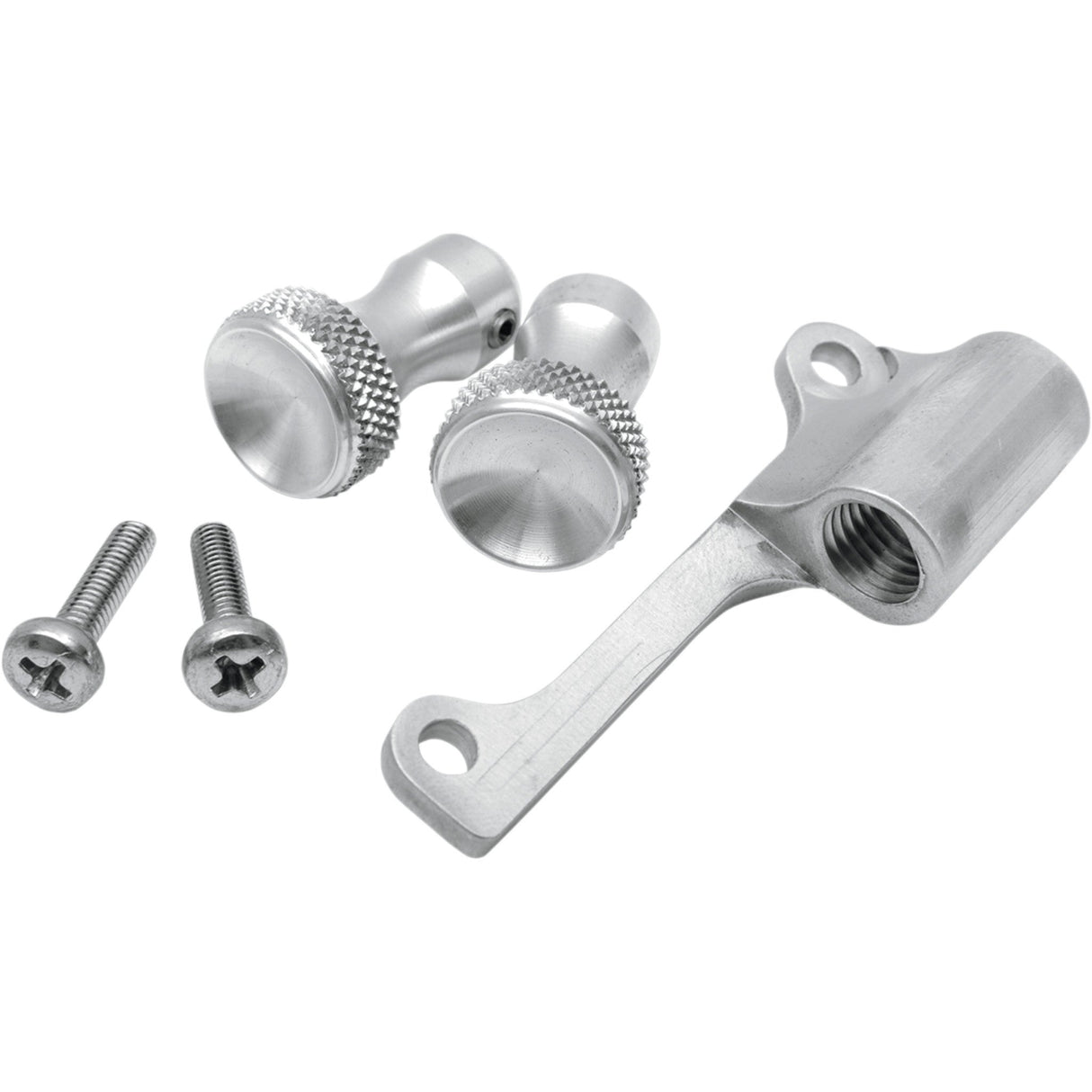 TODD'S CYCLE 1050-0184 TMK-2 Mikuni Enrichener Cable Relocation Bracket Kit with Knobs Enrichener Cable Relocation Bracket Kit with Knobs - Mikuni - Raw
