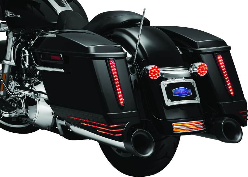 Kuryakyn Rear Fender Accents Flhx & Fltr Models Chrome - 7797 For Harley Touring 2006-2023