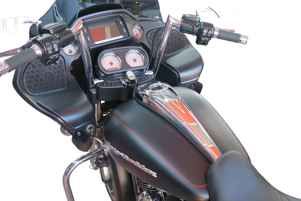 Paul Yaffe Bagger Nation Dresser Dash Kit 6 Gallon Tank Chrome ` T - DDK-S-08-OEM-C For Harley Touring 2008-2018