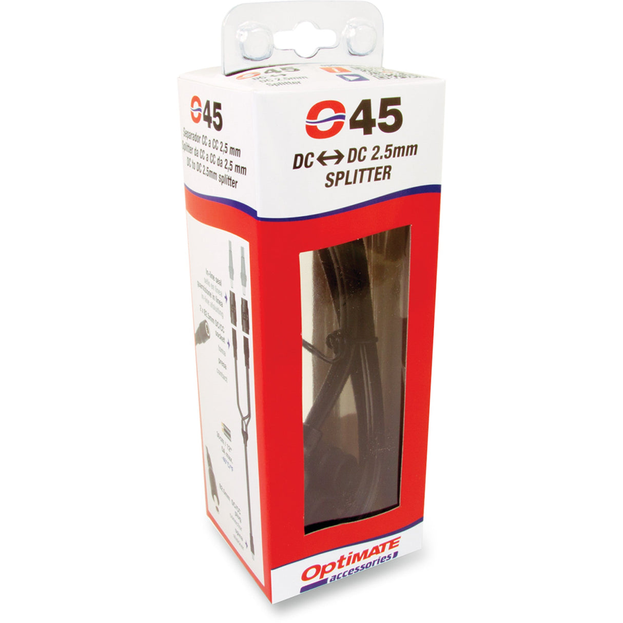 TECMATE 3807-0332 O-45 Y-Splitter dc 2.5 mm to dc 2.5 mm